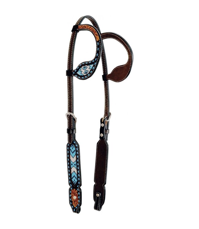 Country Legend Beaded Inlay Double Ear Bridle