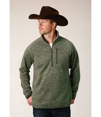 Stetson Sweater Demi Zip Vert Pullover