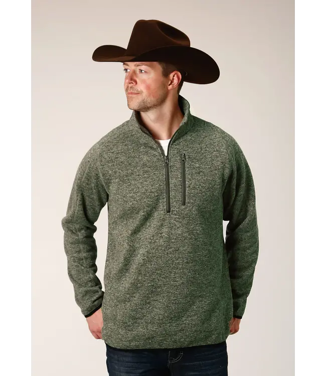 Stetson Sweater Demi Zip Vert Pullover