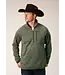 Stetson Half Zip Green Sweater