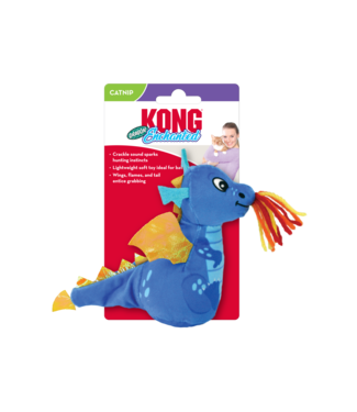 KONG Peluche Interactive Enchanted Dragon pour Chat