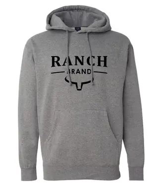 Ranch Brand Unisex Hoodie - Classic Gray