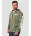 Wrangler Full Zip Hoodie - Deep Lichen Green