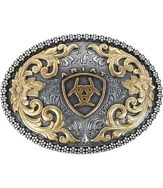 Ariat Oval Shield Berry Edge Belt Buckle