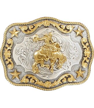 M&F Western Products Saddle Bronc Belt Buckle