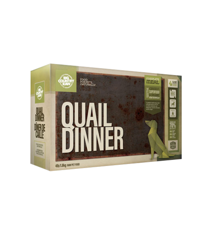Big Country Raw Quail Dinner