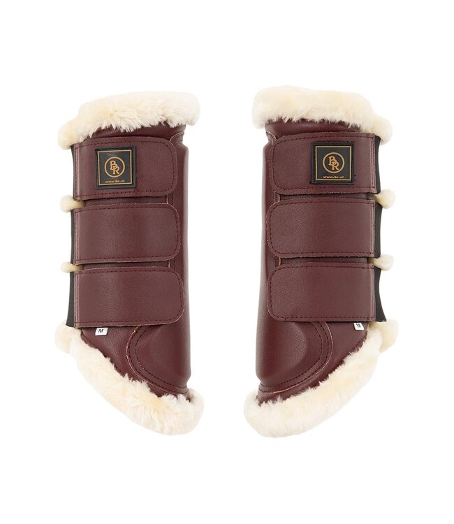 BR Equestrian Majestic Gaiters with Faux Sheepskin