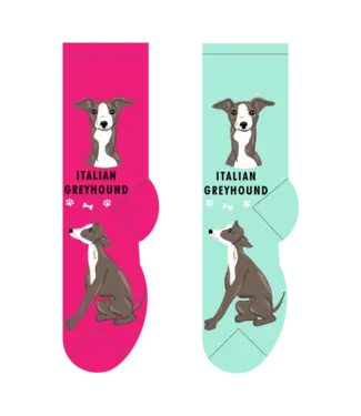 FOOZYS Crew Socks Italian Greyhound
