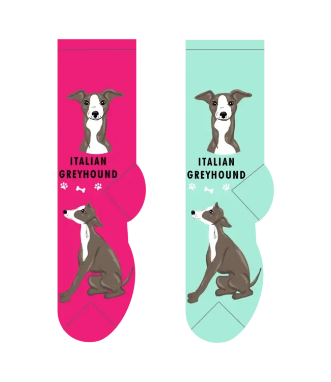 FOOZYS Crew Socks Italian Greyhound