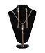 M&F Western Products Feather Tassel Necklace and Earrings Kit