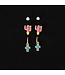 M&F Western Products Flashy Cactus Earrings