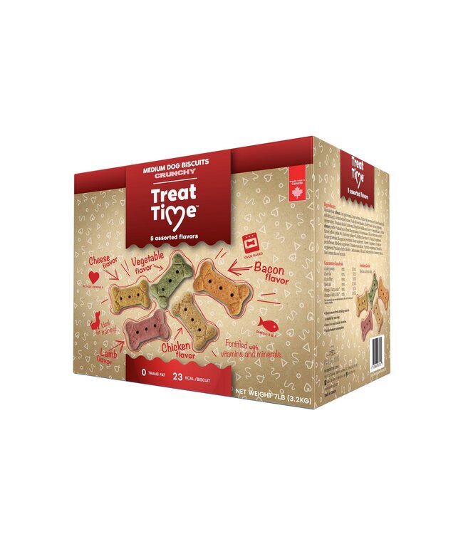 Treat Time Medium Crunchy Dog Biscuits
