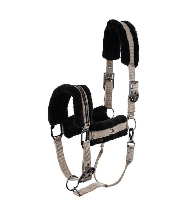 BR Equestrian Dante Fur Halter