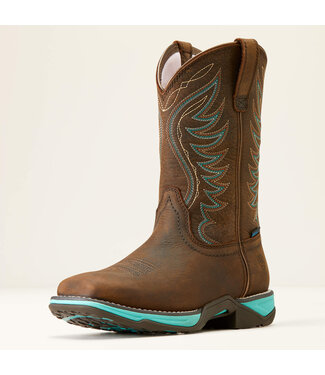 Ariat Botte Western Anthem Waterproof Dark Roast