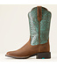 Ariat Botte Western Round Up Wide Square Toe Old Earth