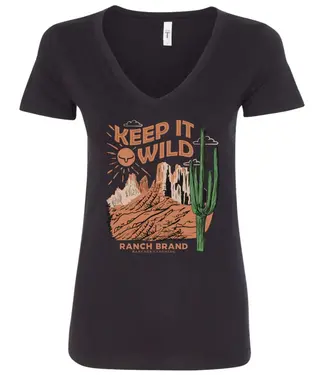 Ranch Brand T-Shirt Keep It Wild pout Femme