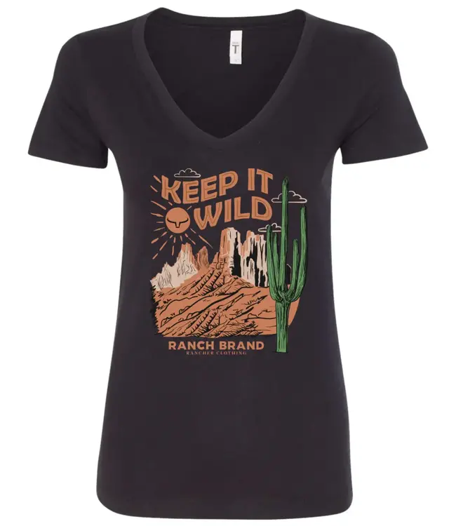 Ranch Brand T-Shirt Keep It Wild pour Femme