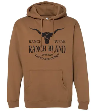 Ranch Brand Hoodie Unisexe Ranch Wear Longhorn