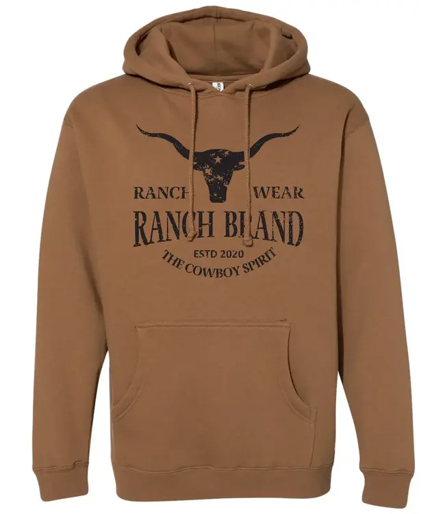 Ranch Brand Hoodie Unisexe Ranch Wear Longhorn