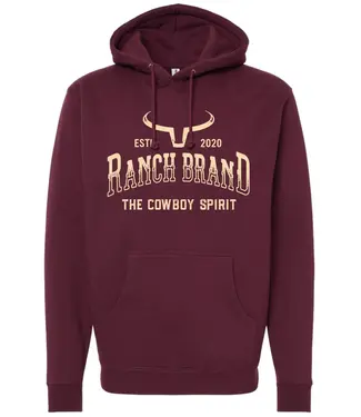 Ranch Brand Hoodie Unisexe College Spirit