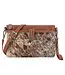 Wrangler Brown Hair-On Cowhide Collection Crossbody