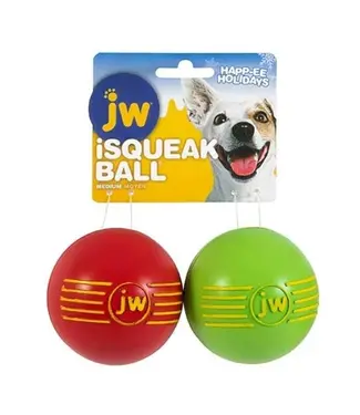 JW Pet products Duo iSqueak Balles de Noël
