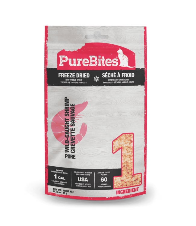 PureBites Freeze Dried Shrimp Bites for Cats