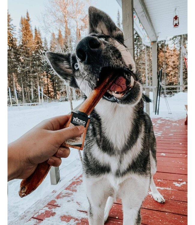 HERO DOG TREATS Bully Stick Monster Paddock Animal
