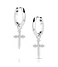 Montana Silversmiths Crystal Devotion Cross Earrings