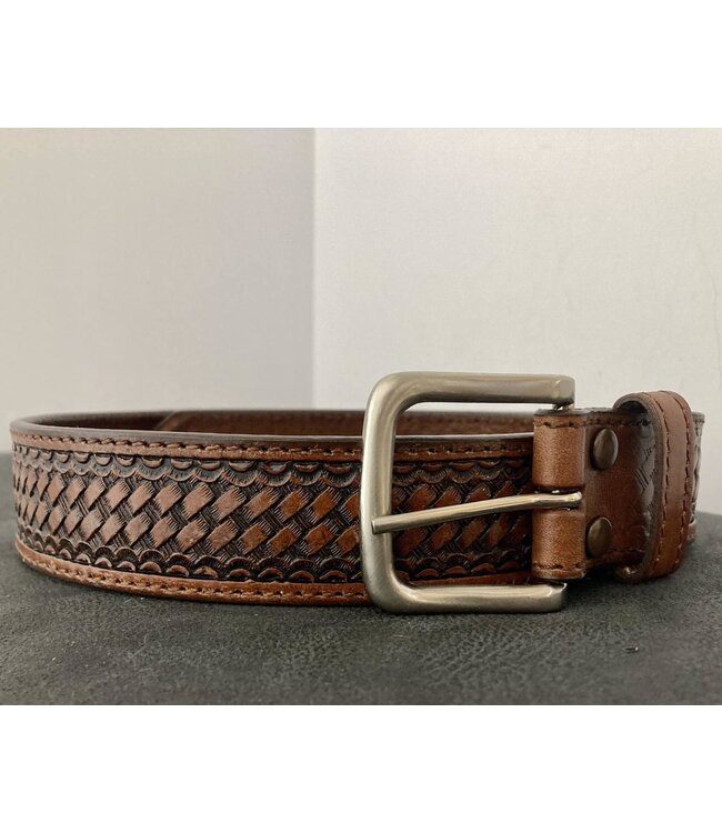 Catawest Ceinture en cuir imprimé Basket