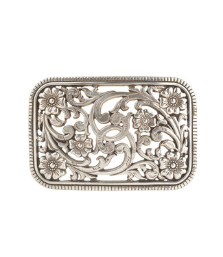 M&F Western Products Floral Rectangle Belt Buckle