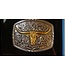 M&F Western Products Rectangle Bullhead Belt Buckle