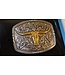 M&F Western Products Rectangle Bullhead Belt Buckle