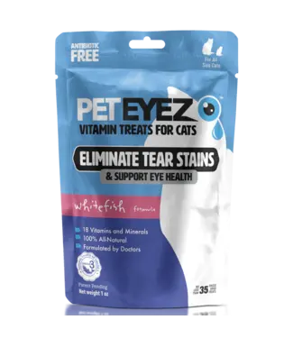 Pet Eyez Tear & Eye Support Vitamin Treats for Cats