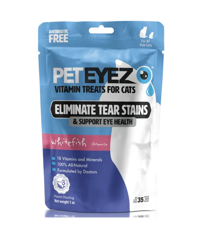 Pet Eyez Tear & Eye Support Vitamin Treats for Cats