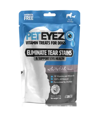 Pet Eyez Gâteries Vitaminées de Support pour les Yeux & Larmes pour Chien