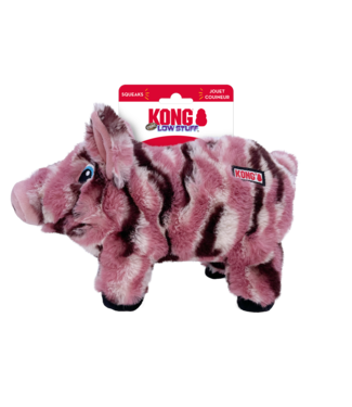 KONG Low Stuff Stripes plush for dog