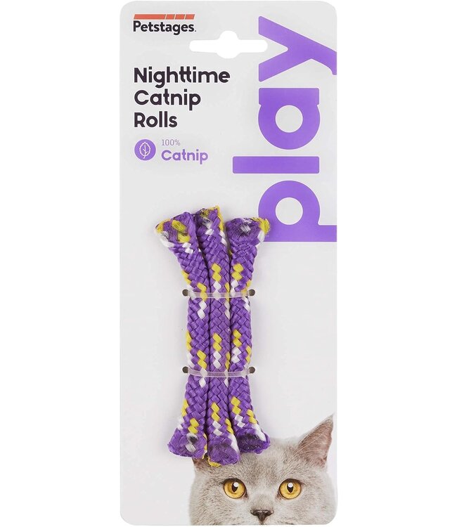 Petstages NightTime Outward Hound  Catnip Rolls