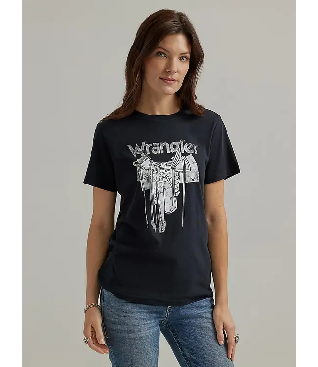 Wrangler T-Shirt Graphic Western Saddle