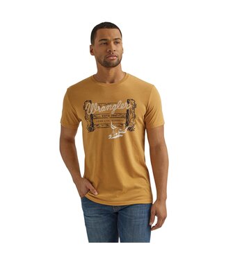 Wrangler T-Shirt Pour Homme Fence Logo