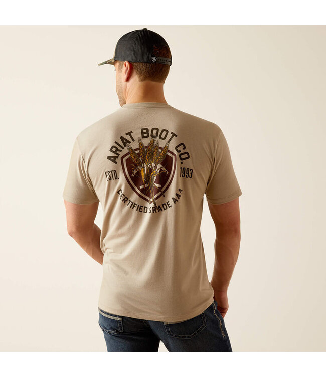Ariat T-Shirt Wheat Shield