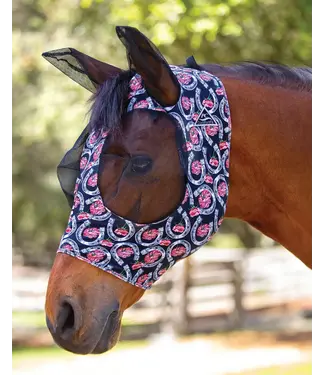 Professional's Choice Fly Mask Collection Horseshoe en Lycra