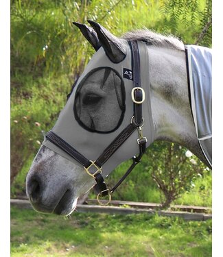 Professional's Choice Fly Mask Collection Charcoal en Lycra