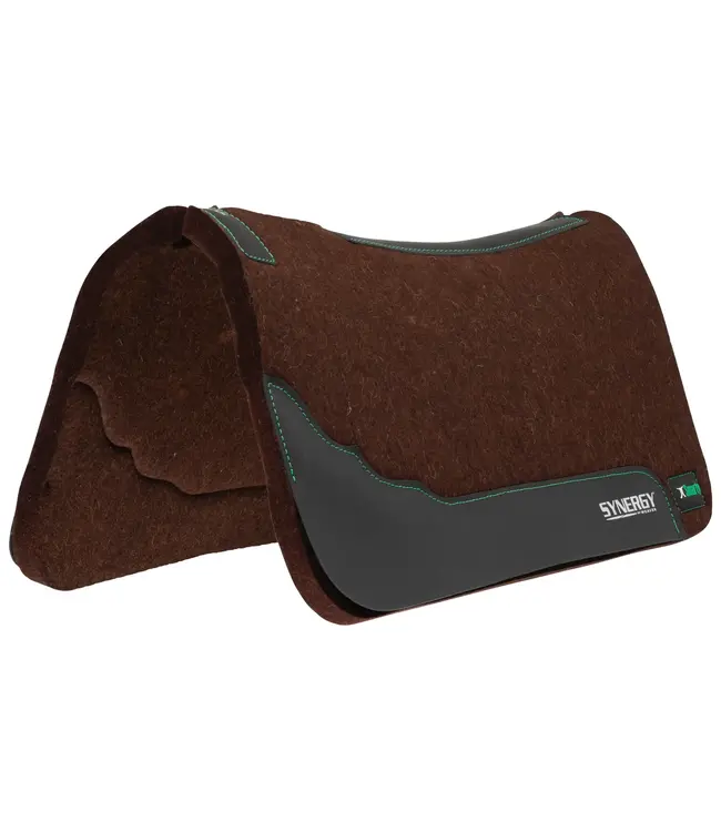 Weaver Synergy Contoured Steam Pressed Merino Wool Smarty Saddle Pad