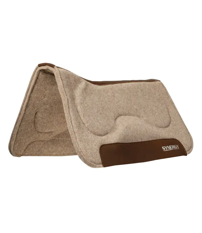 Weaver Synergy Natural Fit Close Contact Wool Blend Saddle Pad