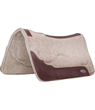 Weaver Gel Contoured Wool Blend Felt Saddle Pad