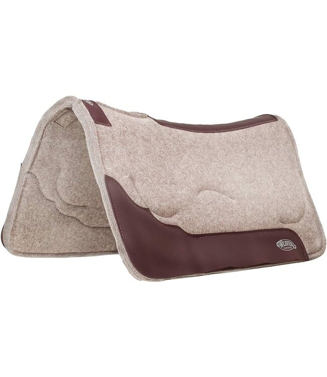 Weaver Gel Contoured Wool Blend Felt Saddle Pad