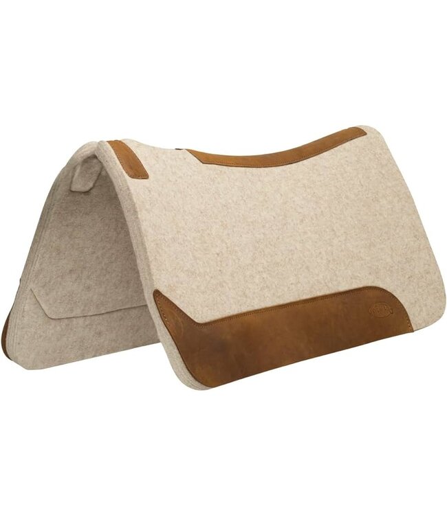 Contoured wool saddle pad hotsell