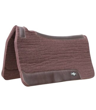 Professional's Choice Steam Pressed Comfort-Fit Felt Chocolate Saddle Pad