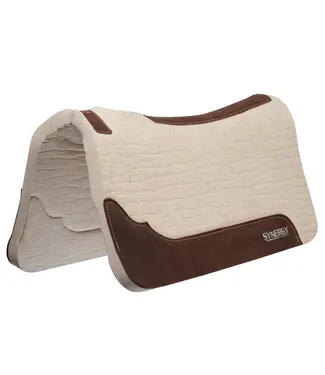 Weaver Synergy Steam Pressed Merino Wool Natural Performance Saddle Pad